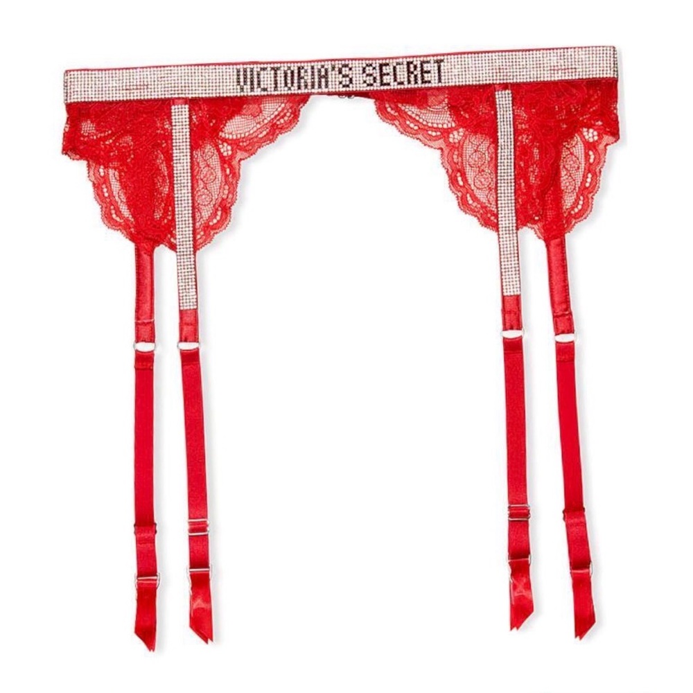 Victoria's Secret Scarlet Lace Garter
